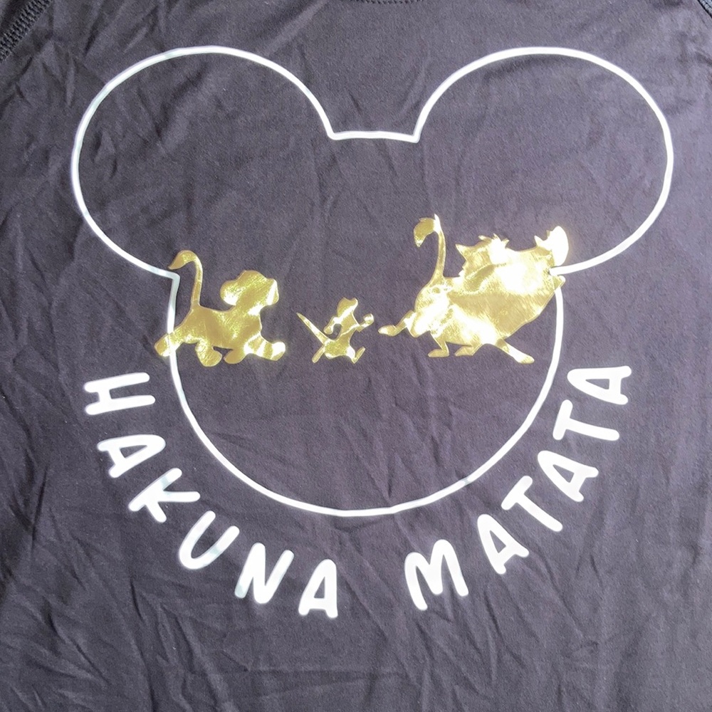 Tek Gear Hakuna Matata Lion King Mickey Mouse Mesh Jersey T-Shirt
